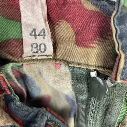 Vintage Swiss Hess Alpenflage Camo Military Cargo Pants 33x31