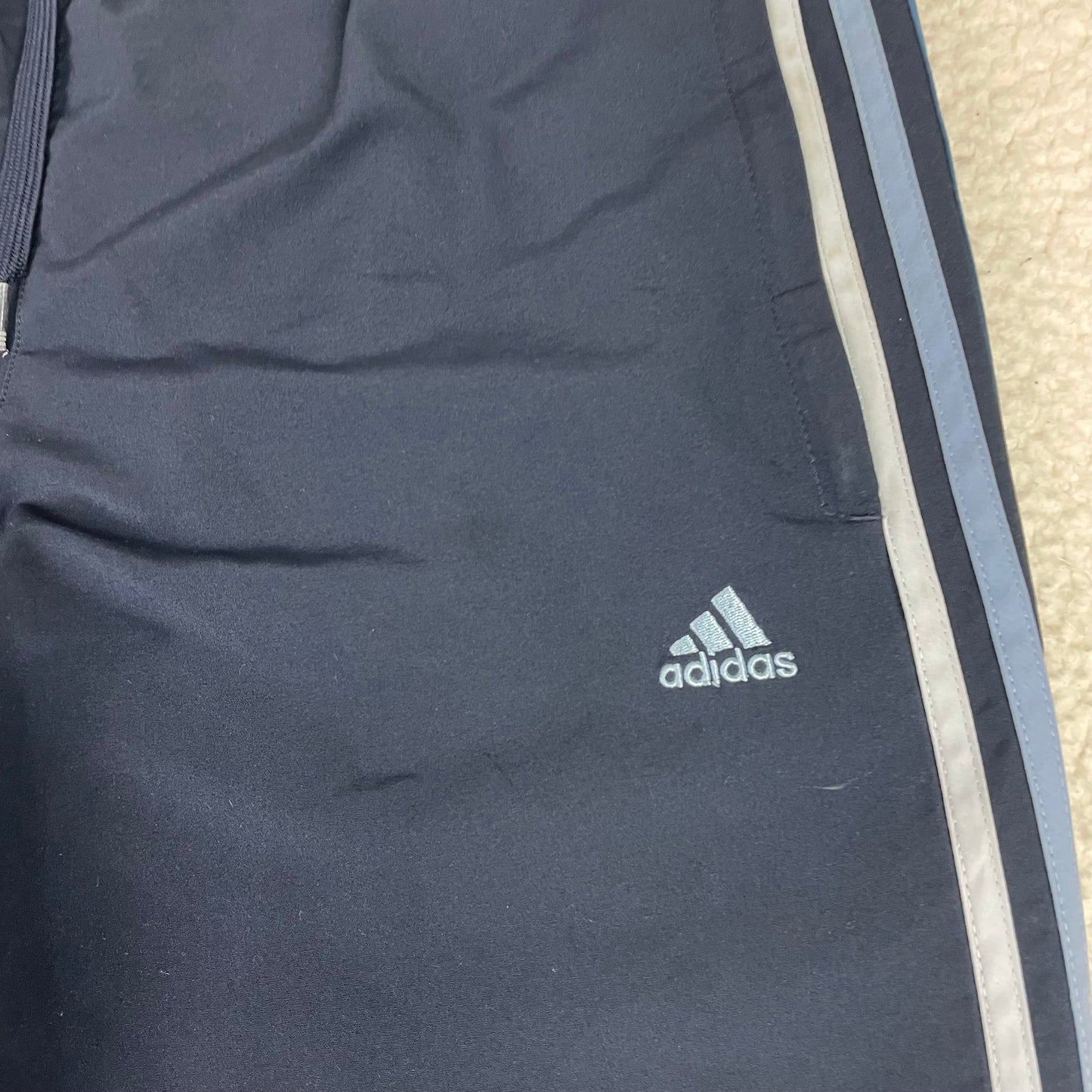 Vintage Adidas Super Baggy Navy Blue Track Pants