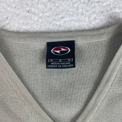 Vintage Nike Tripe Taupe Golf Tiger Woods Vest