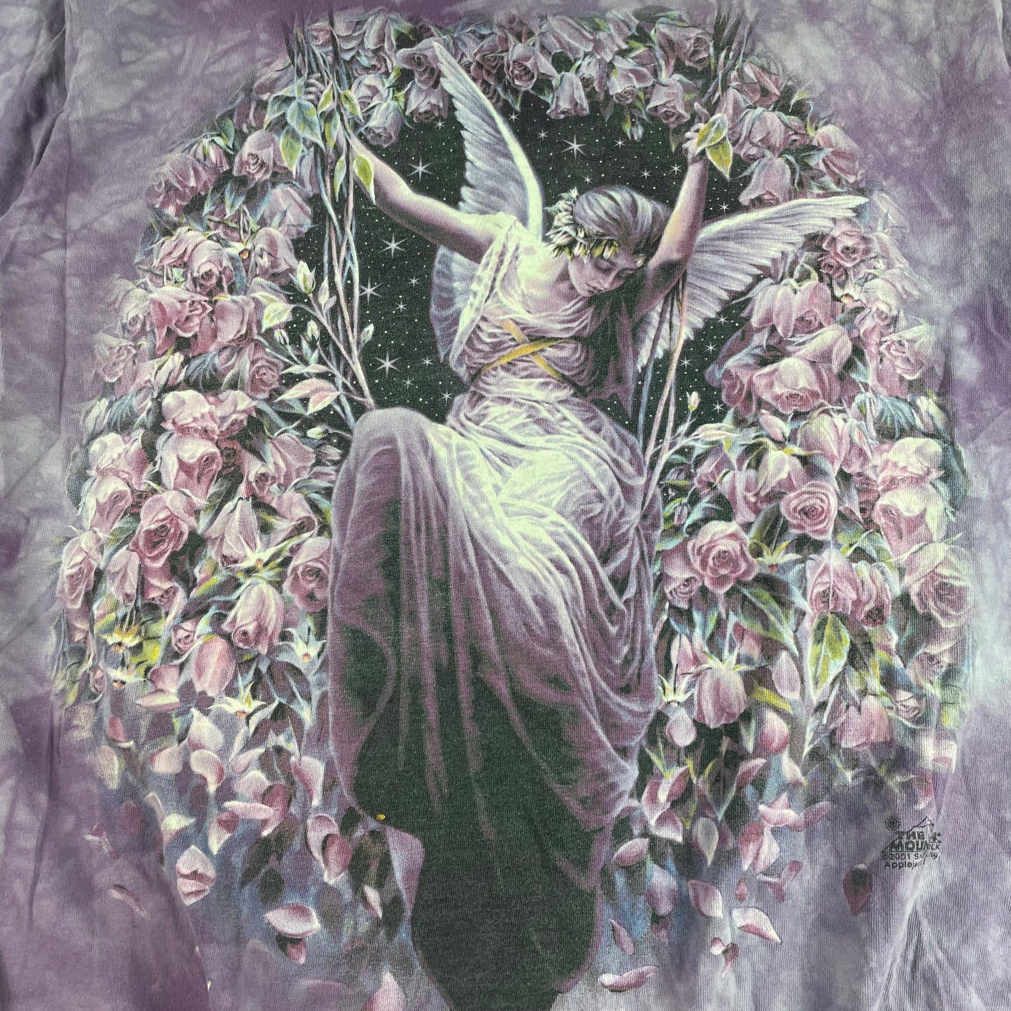 Vintage The Mountain Sheila Wolk Fairy Tye Dye Shirt