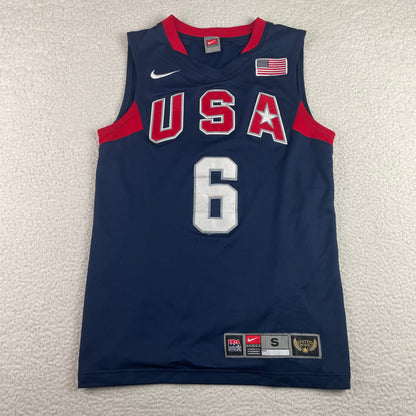 100% Authentic Nike Team USA Lebron James Jersey 2008
