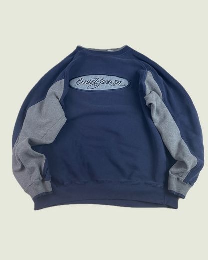 Y2K Barrett Jackson Racing Drop Shoulder Boxy Sweater