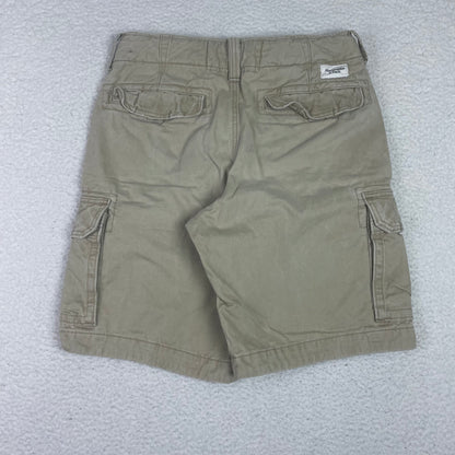 Abercrombie & Fitch Tan Baggy Cargo Shorts