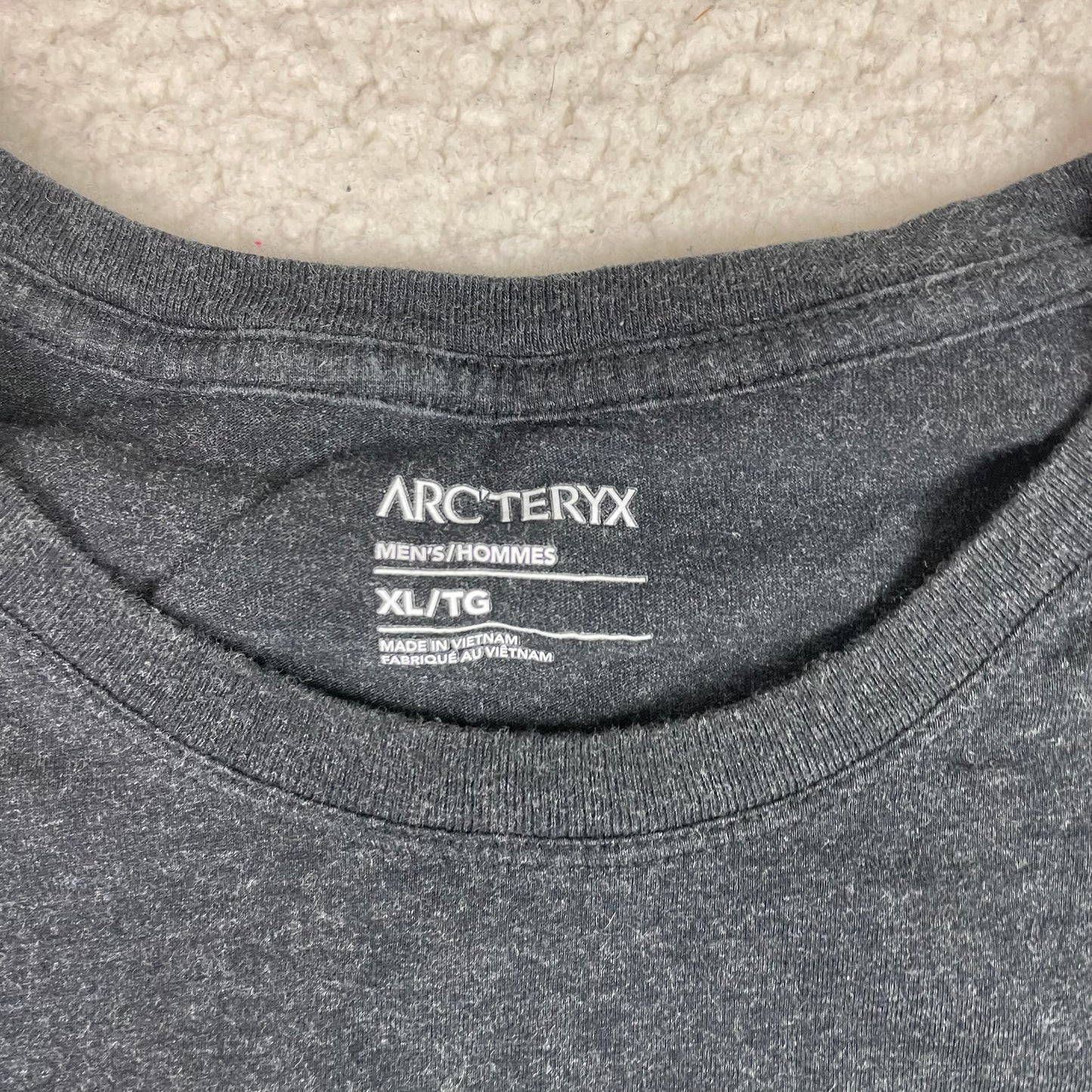 Arc'teryx Heather Dark Gray Geometric Graphic Shirt