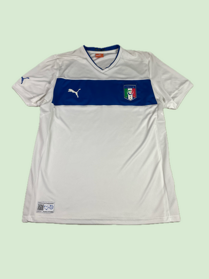 Puma Italy FIGC National Team Soccer Jersey White Blue