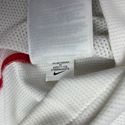 Nike Sevilla FC Playtika LaLiga Soccer Jersey White Red 18 19