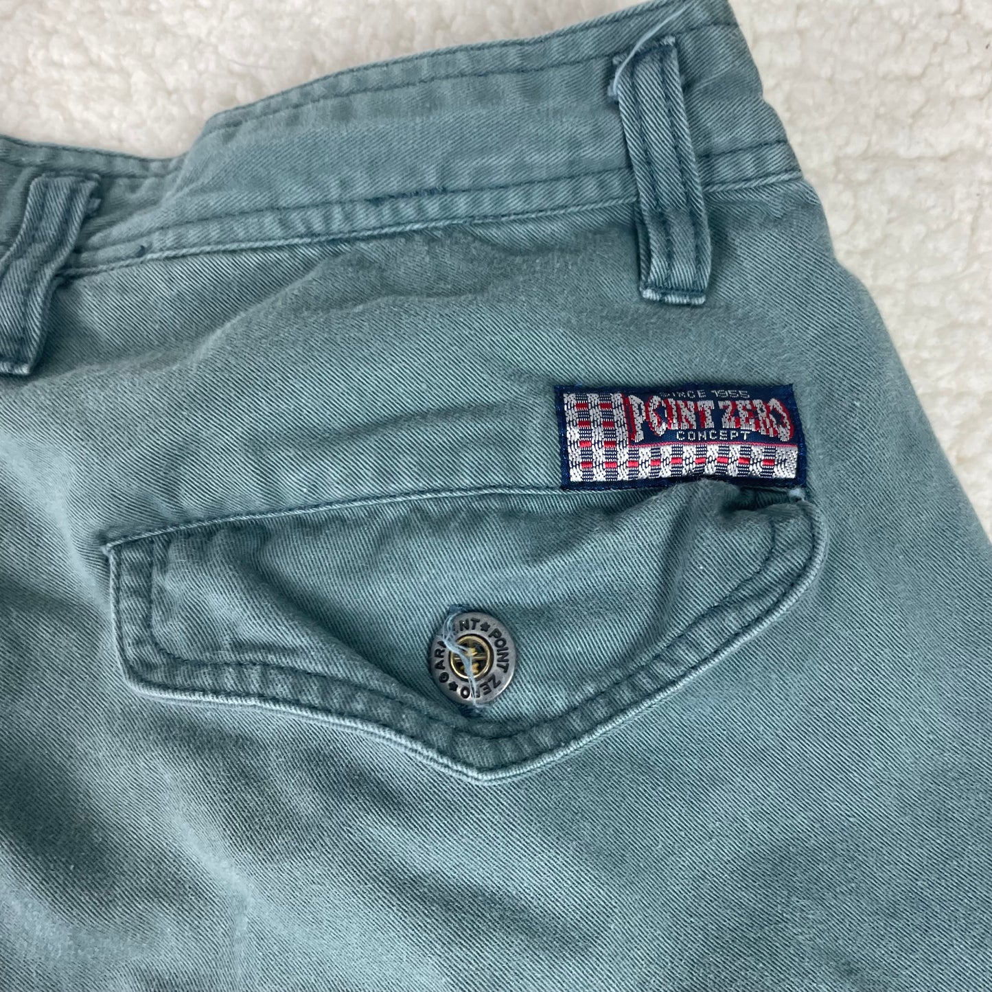 Vintage Point Zero Pleated Barrel Relaxed Fit Pants