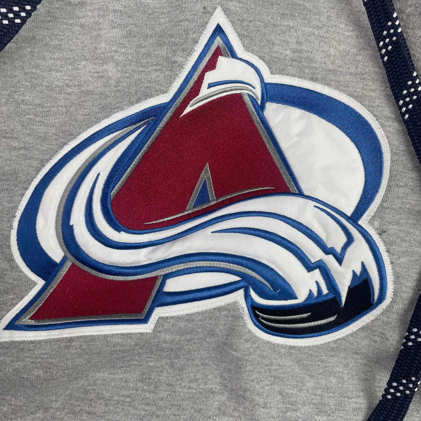 Baggy Oversized Colorado Avalanche Cinch Hoodie Jersey