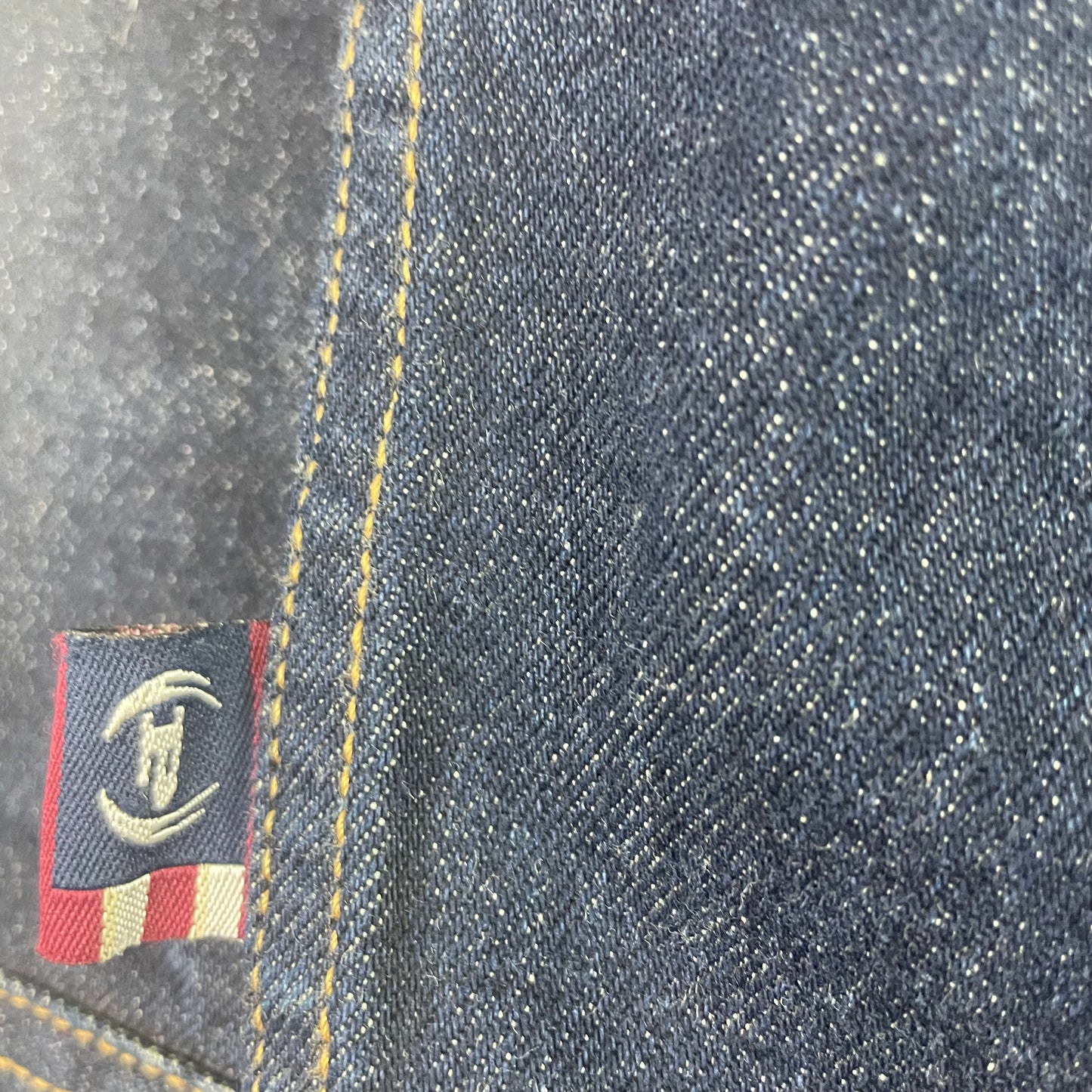Y2K Phat Farm Dark Wash Denim Trucker Jacket