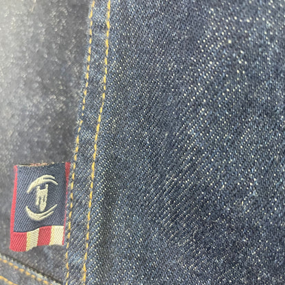 Y2K Phat Farm Dark Wash Denim Trucker Jacket