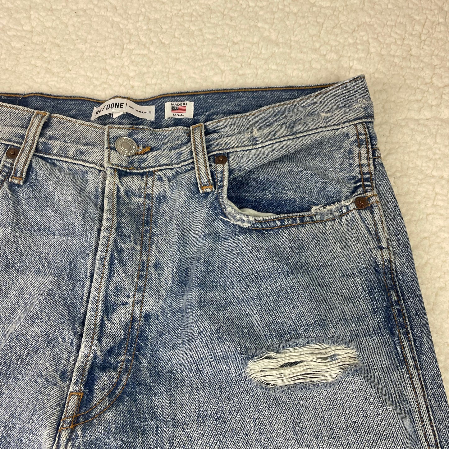 Re/Done Made in USA High Rise Loose Jeans