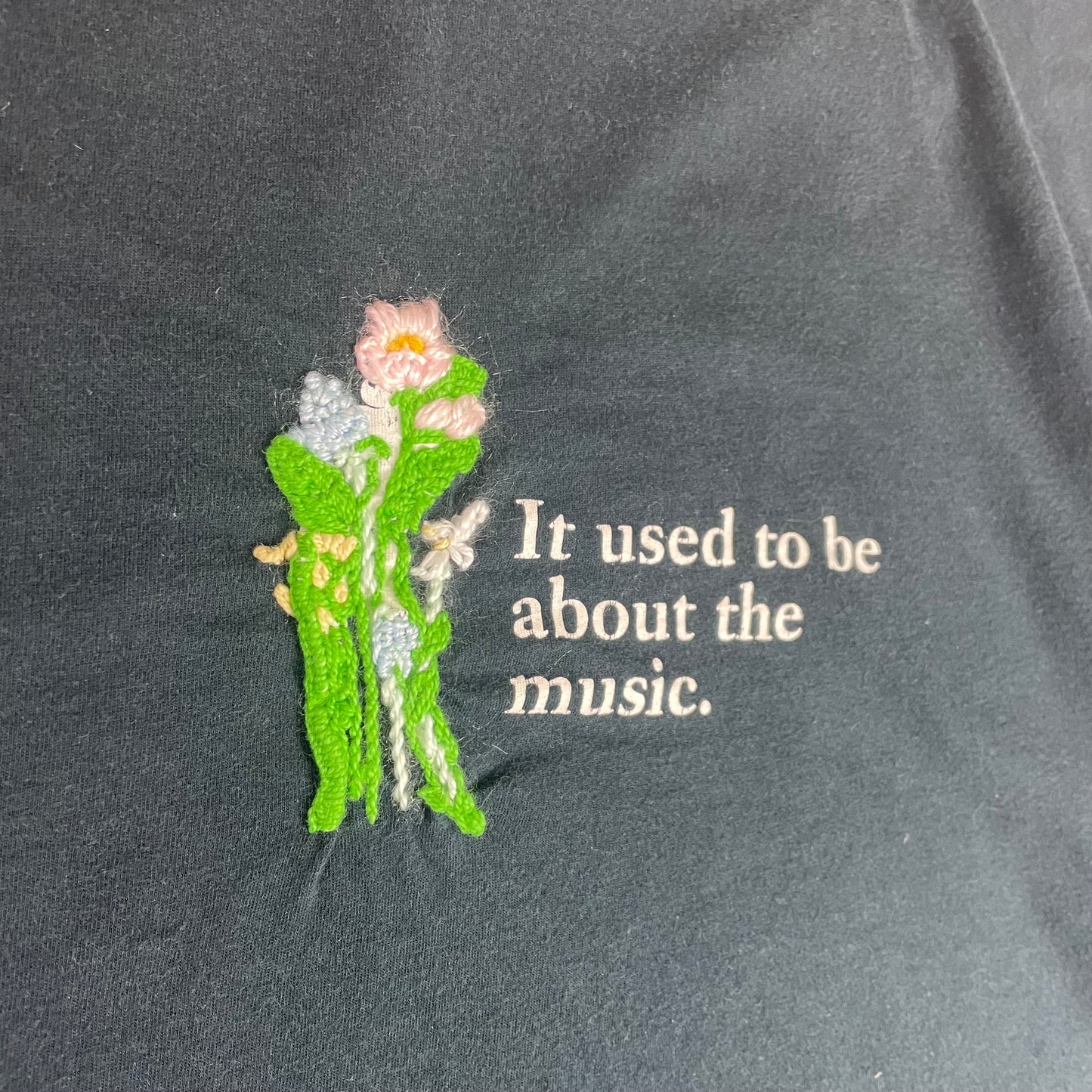 Joe Boxer Black Graphic T-Shirt Music Quote