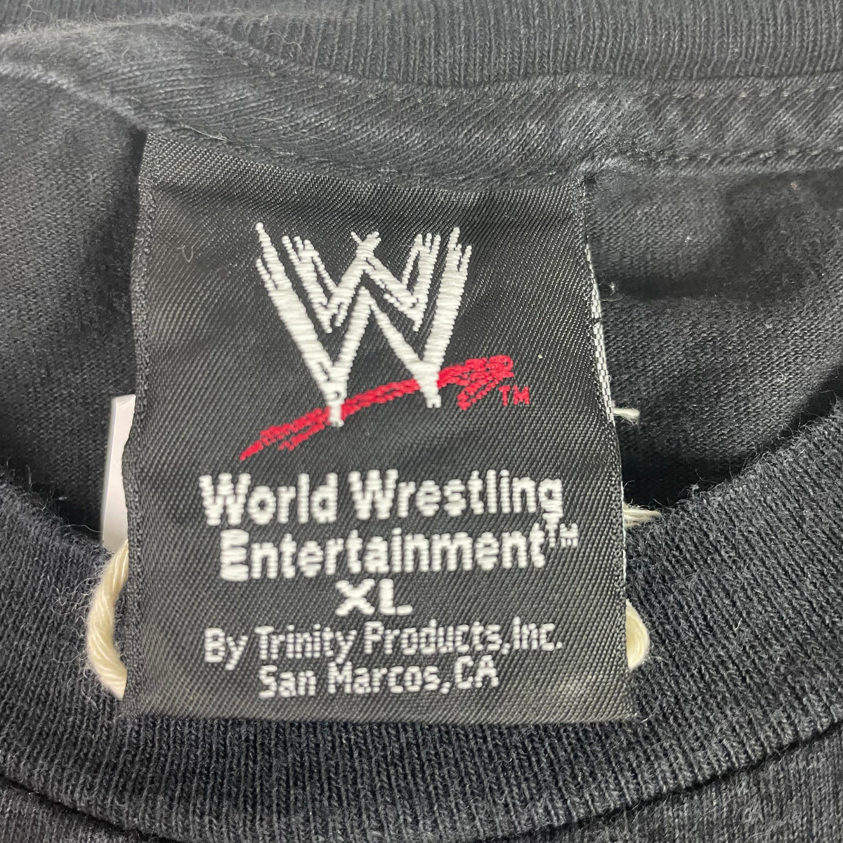Y2K WWE WrestleMania 21 Goes Hollywood Black Graphic T-Shirt XL