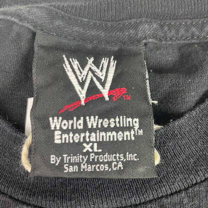 Y2K WWE WrestleMania 21 Goes Hollywood Black Graphic T-Shirt XL