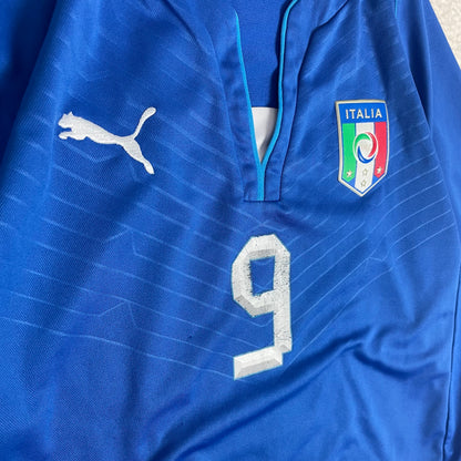 Puma Italy Football 2014 Blue Home Jersey Balotelli