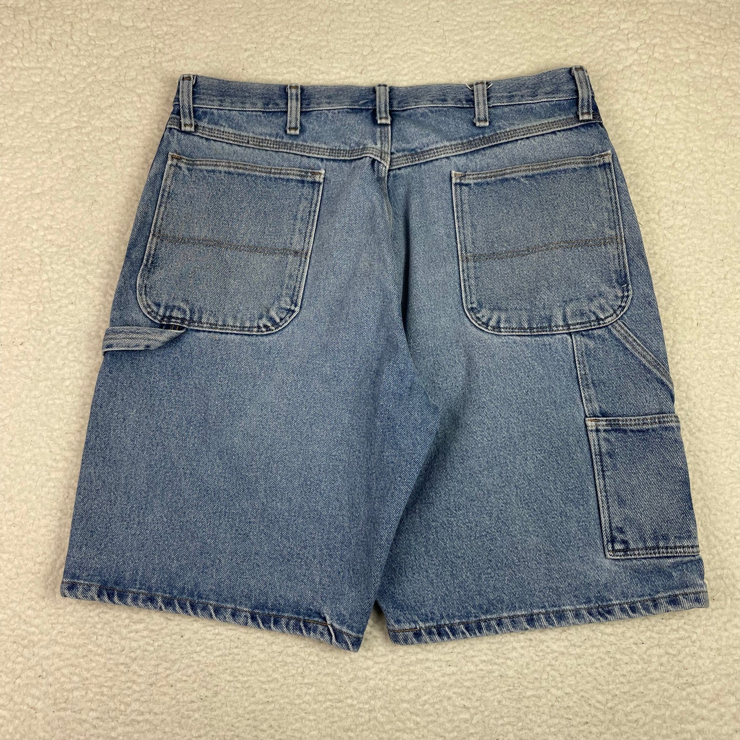 Vintage Rustler Carpenter Medium Wash Jean Shorts