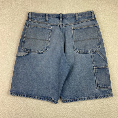Vintage Rustler Carpenter Medium Wash Jean Shorts