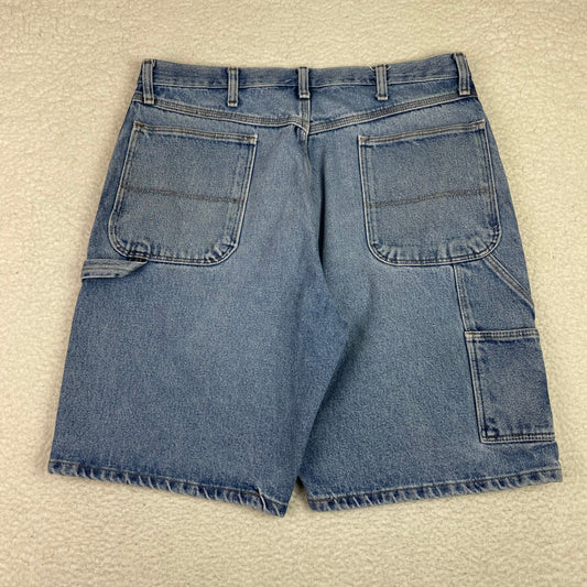 Vintage Rustler Carpenter Medium Wash Jean Shorts