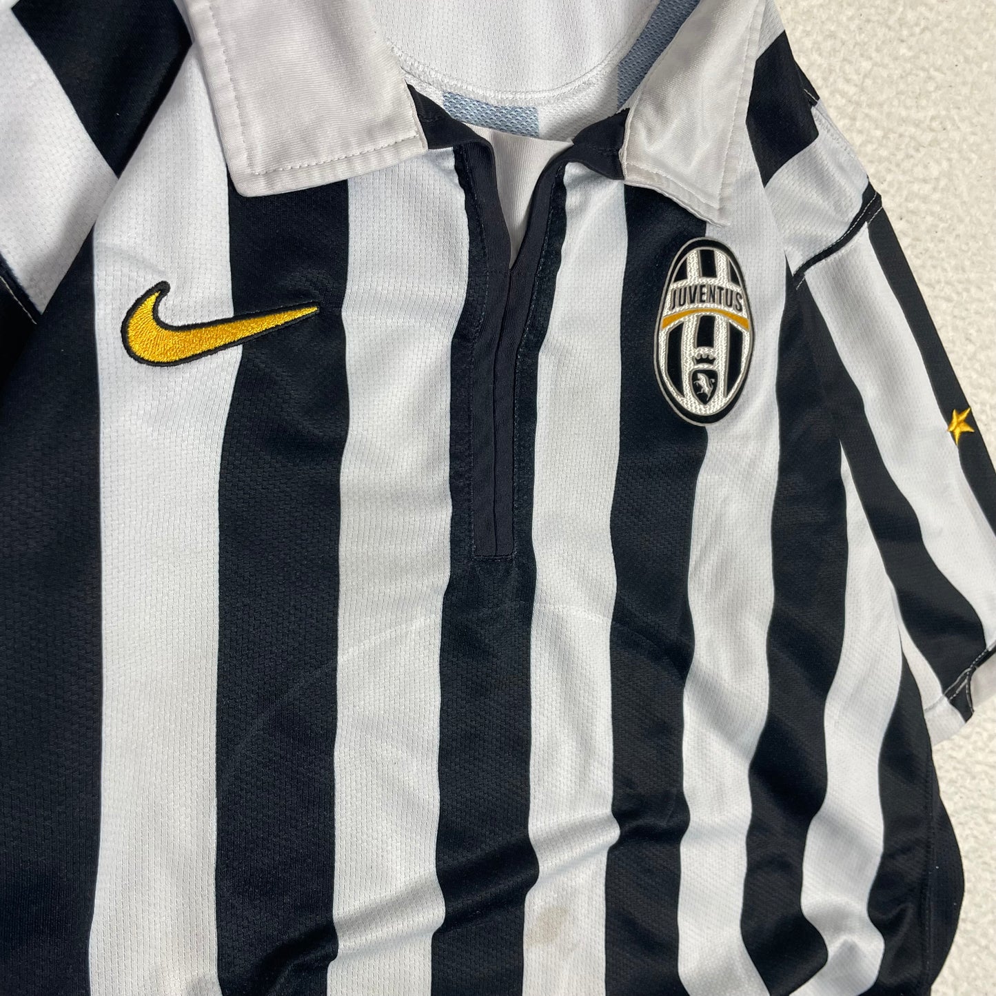 Nike Juventus Football 2006 2007 Striped Home Jersey