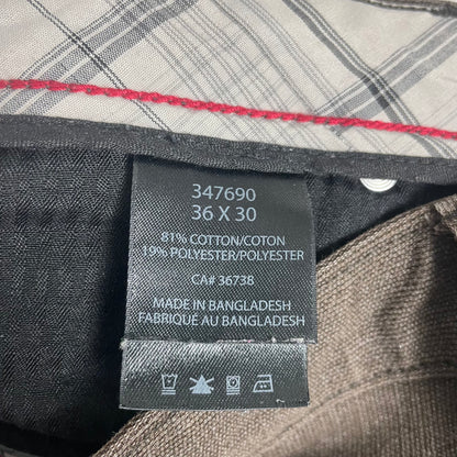 Wide Leg Brown Low Crotch Barrel Baggy Pants