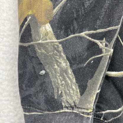 Vintage Cabelas Realtree Edge Dark Zip Up Hoodie
