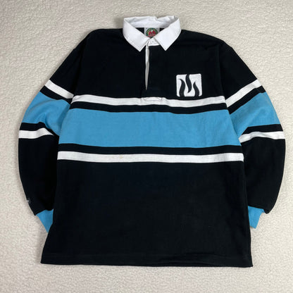 Vintage Barbarian Long Sleeve Rugby Polo