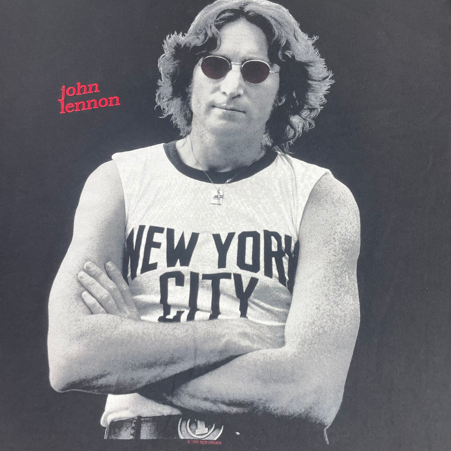John Lennon New York City Graphic T-Shirt All Sport Single Stitch