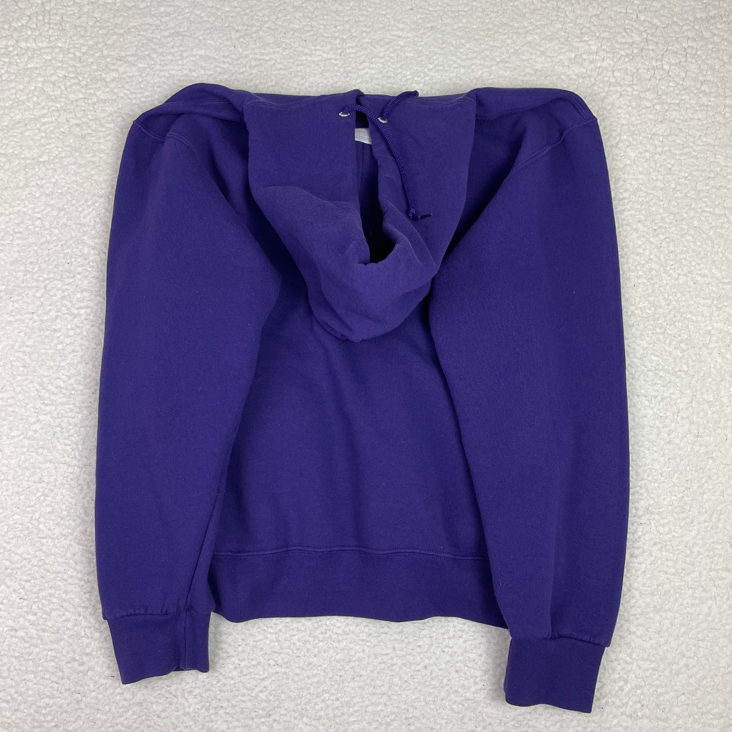 Vintage Russell Blank Purple Pullover Hoodie