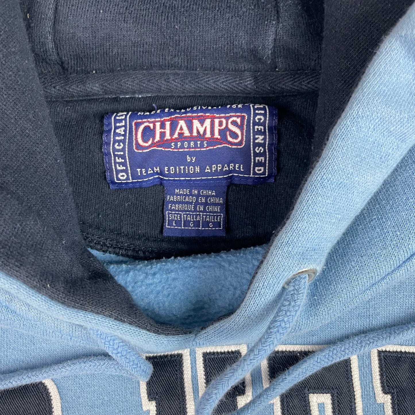 Vintage Champs UNC Tar Heels Drop Shoulder Hoodie