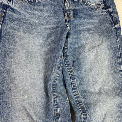 BDG Baggy Wide Leg Light Wash Low Rise Jeans