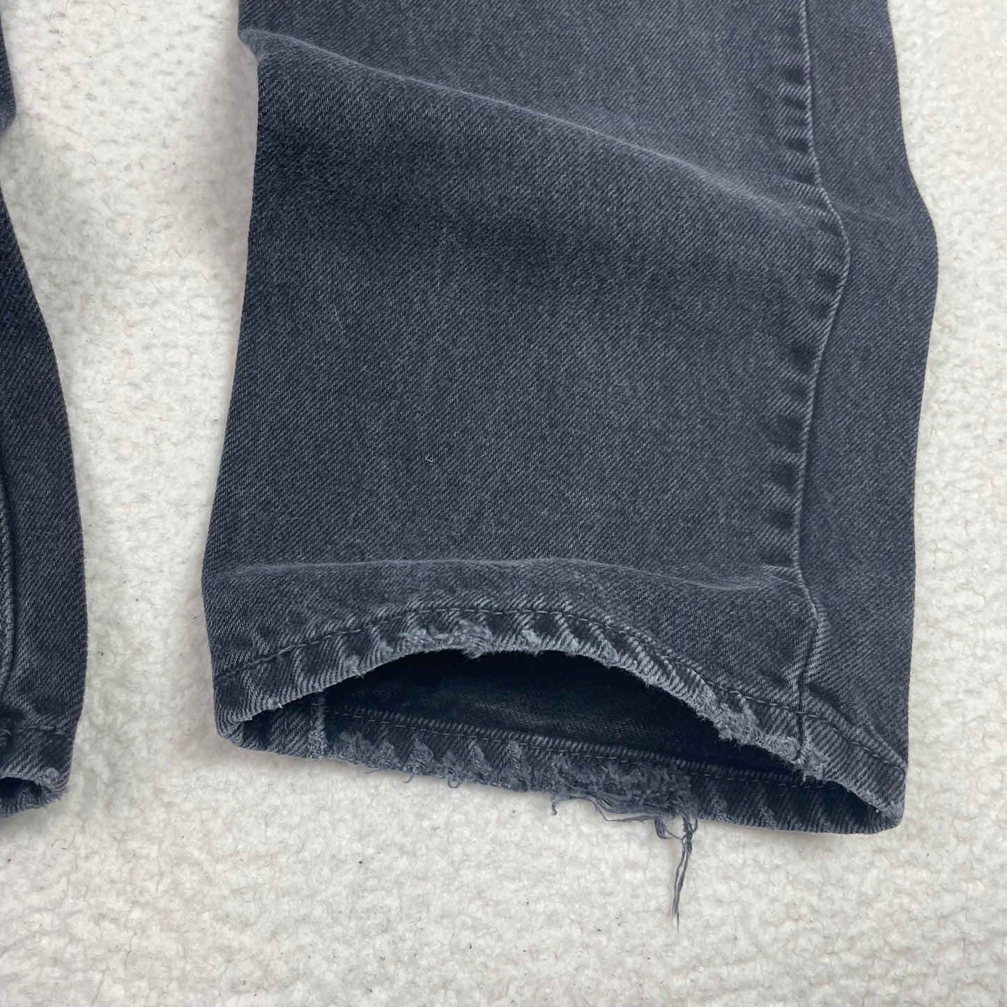 Levis 550 Relaxed Fit Stone Wash Fade Black Jeans