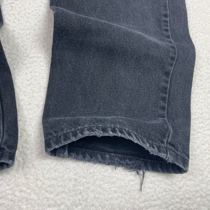 Levis 550 Relaxed Fit Stone Wash Fade Black Jeans