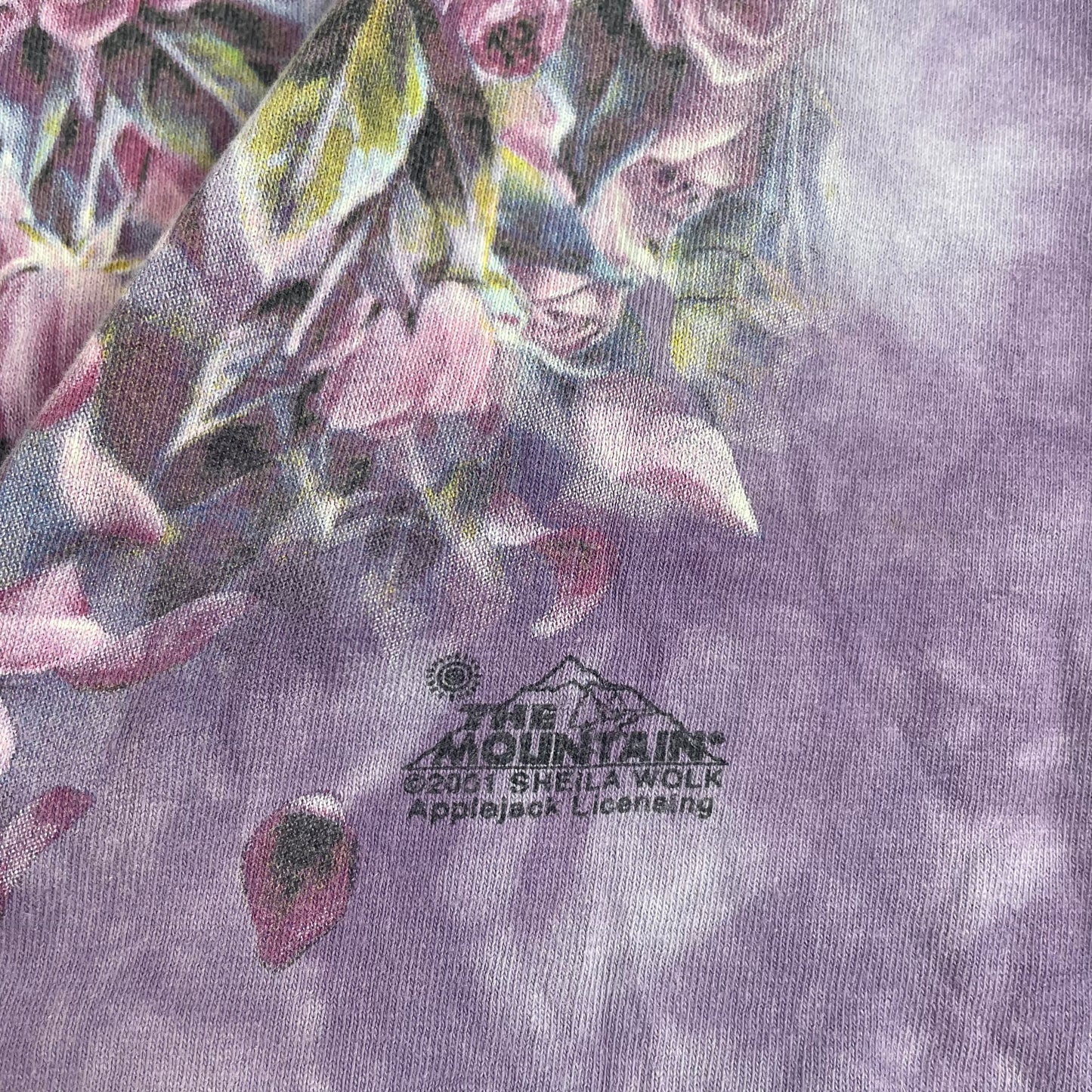 Vintage The Mountain Sheila Wolk Fairy Tye Dye Shirt