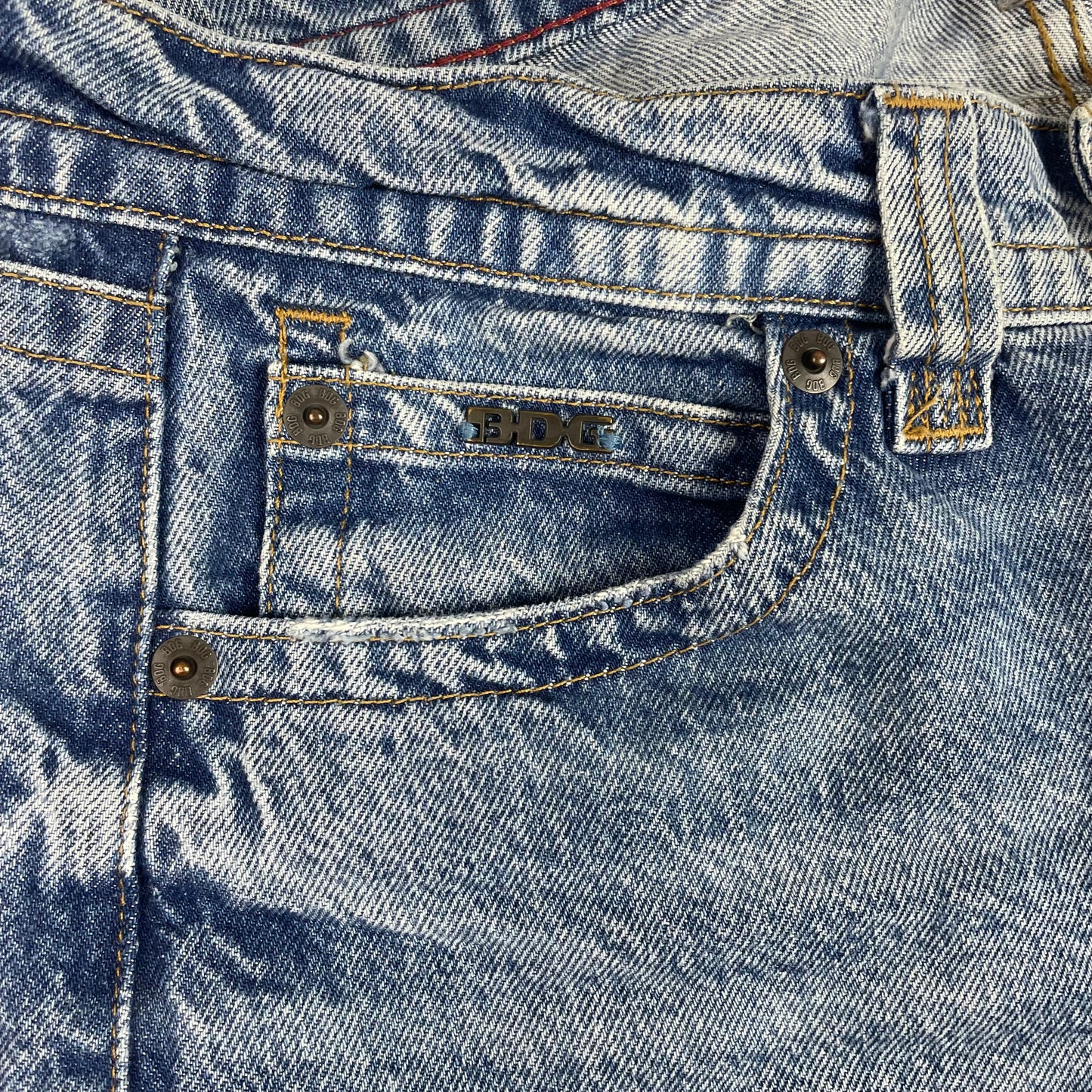 BDG Baggy Wide Leg Light Wash Low Rise Jeans