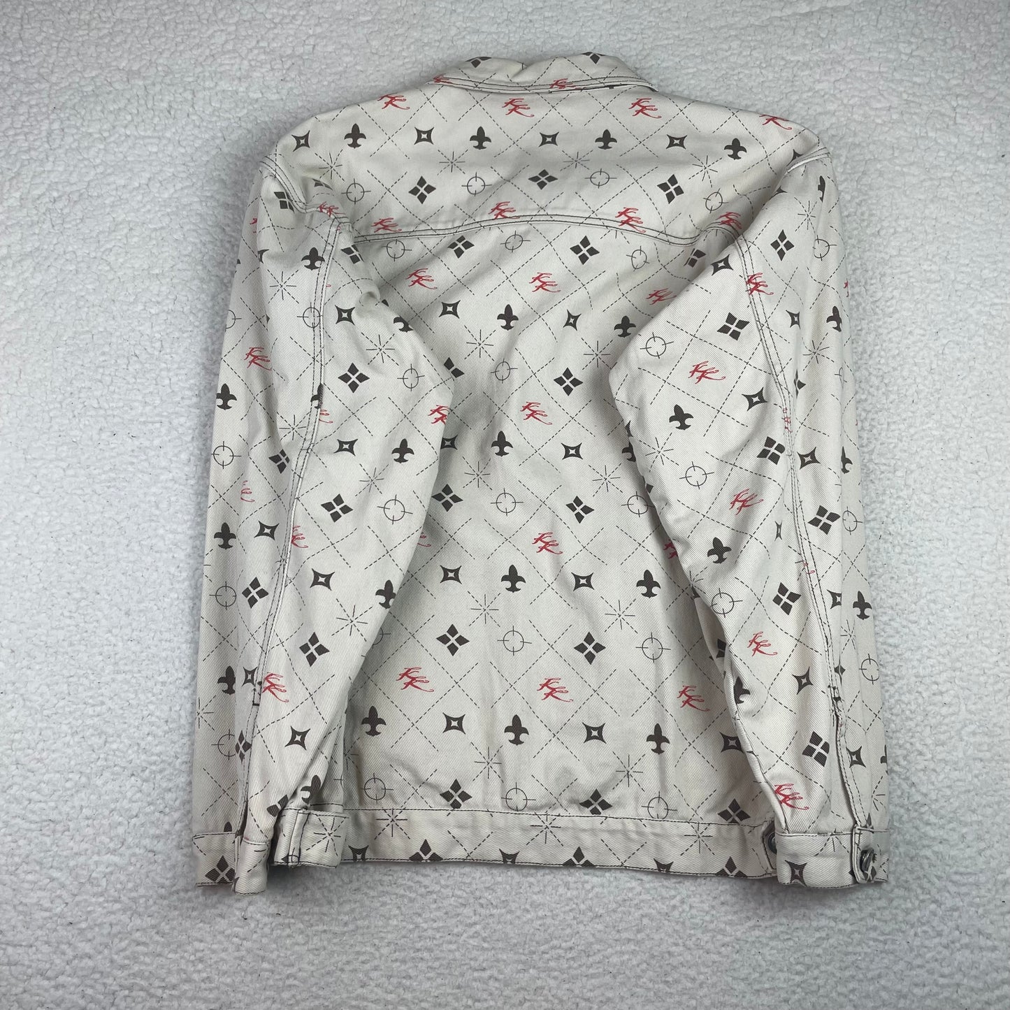 Vintage Karl Kani Monogram Button Up Trucker Jacket