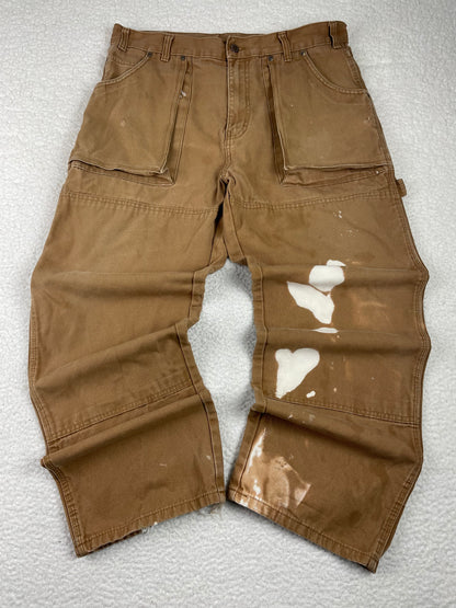 Vintage Dickies Carpenter Double Knee Fatigue Duck Canvas Pants