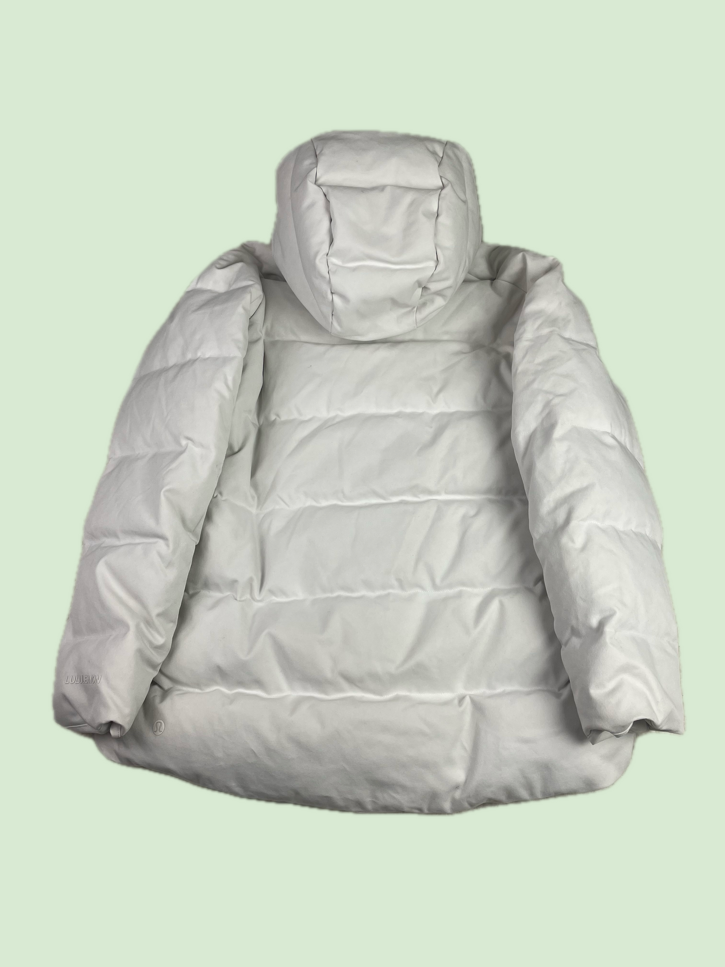 Lululemon Wunder Puff White Hooded Down Puffer Jacket