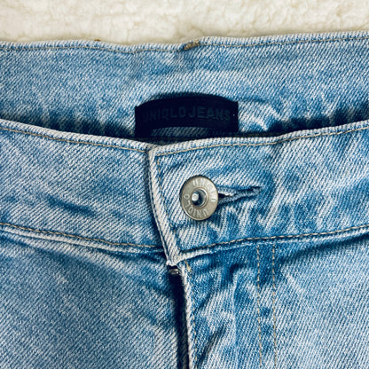 Vintage Uniqlo Light Wash Blue Barrel Oversized Jeans