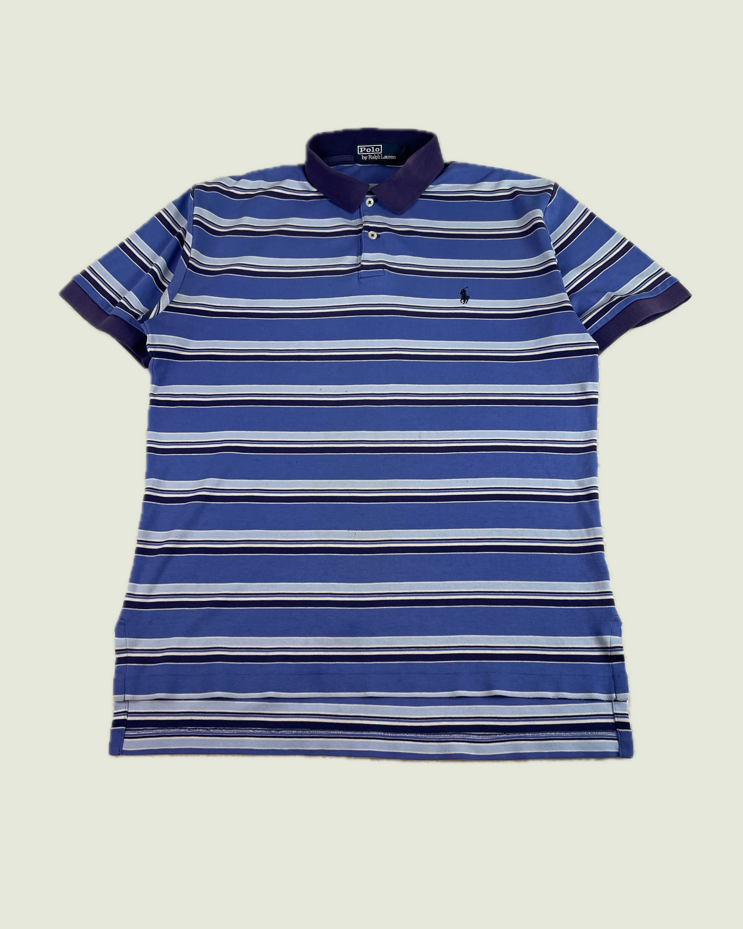 Polo Ralph Lauren Blue Stripe Polo Shirt