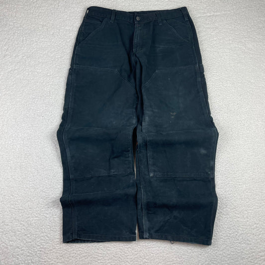 Vintage Dakota Double Knee Black Carpenter Pants