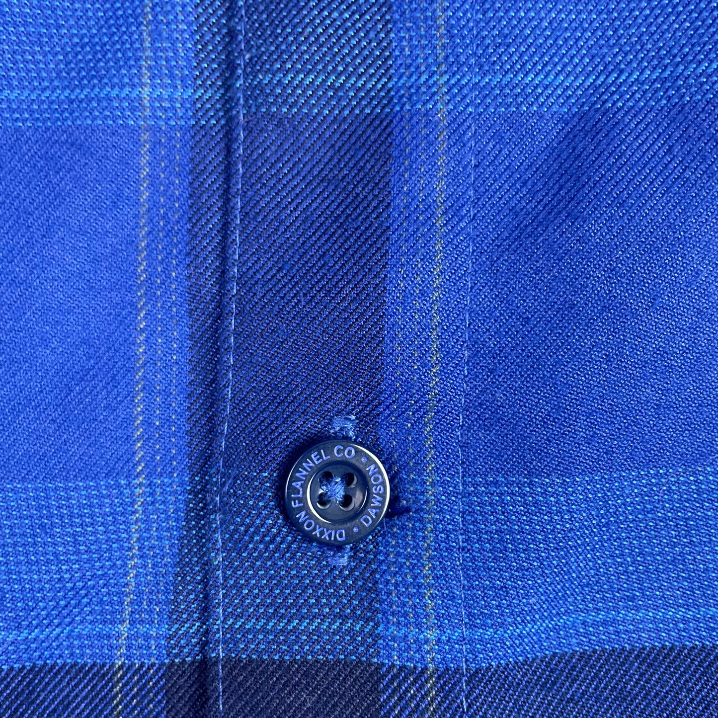 Dixxon Flannel Co Dawson Blue Black Plaid Button Up Shirt