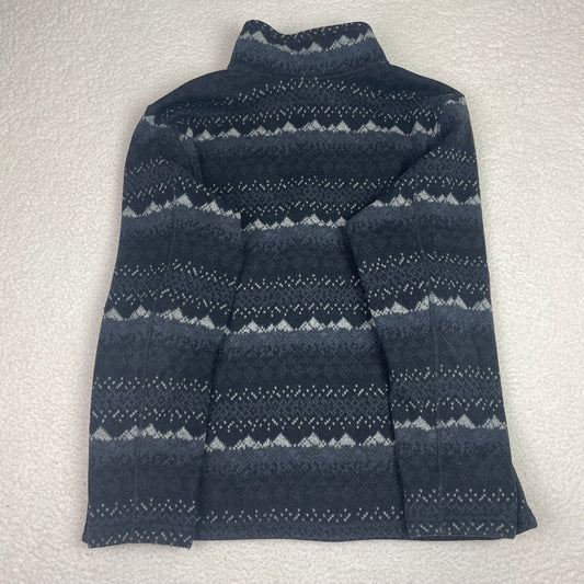 The North Face Gray Fair Isle 1/4 Zip Up Sweater