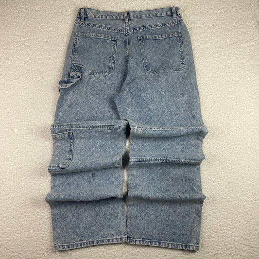 RE/Used Straight Leg Relaxed Carpenter Jeans