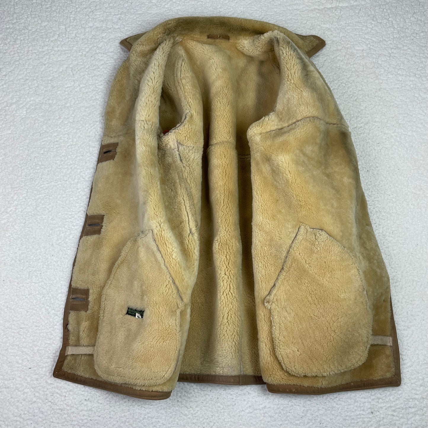 Vintage 1950s Abercrombie & Fitch Marlboro Man Shearling Jacket