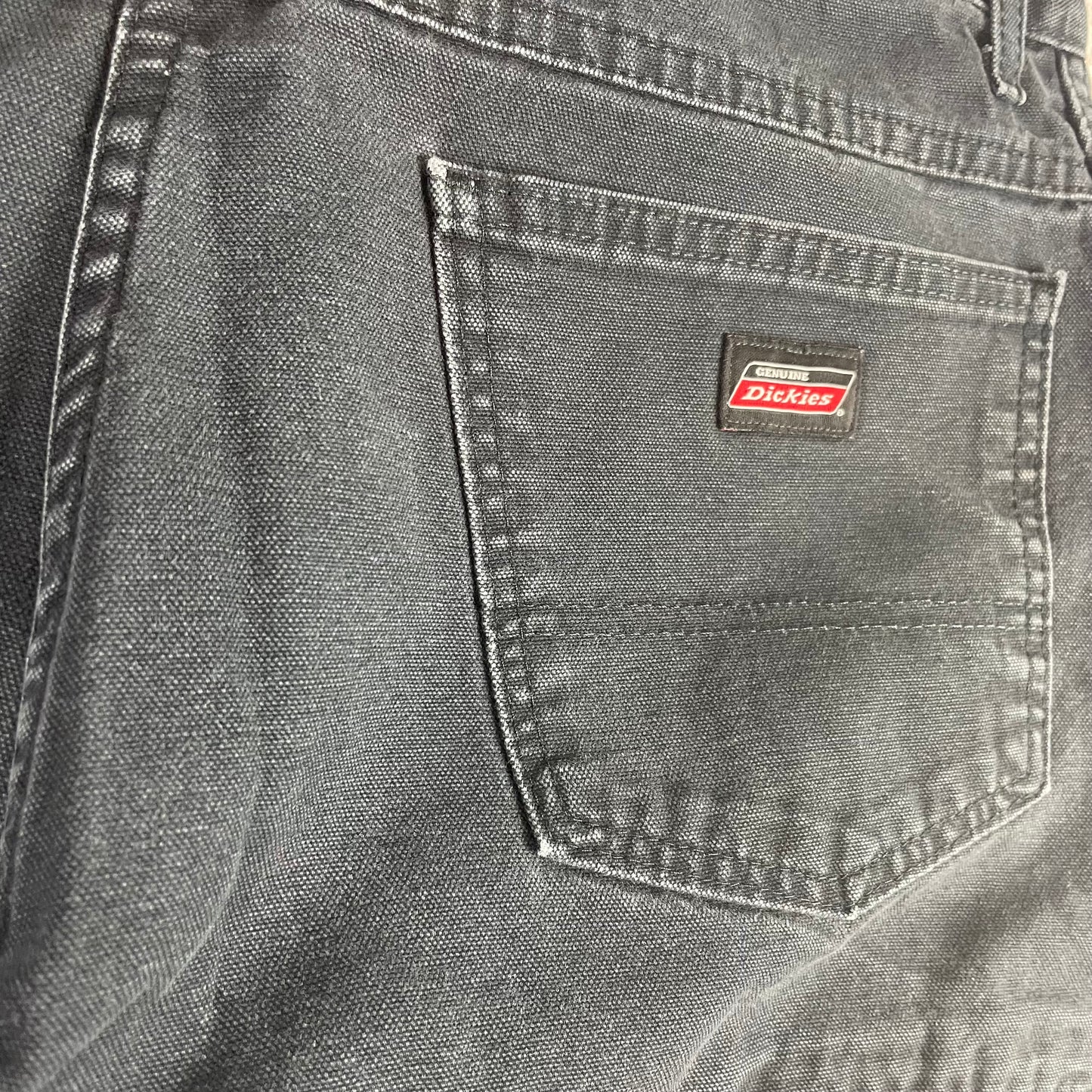 Vintage Genuine Dickies Black Canvas Shorts