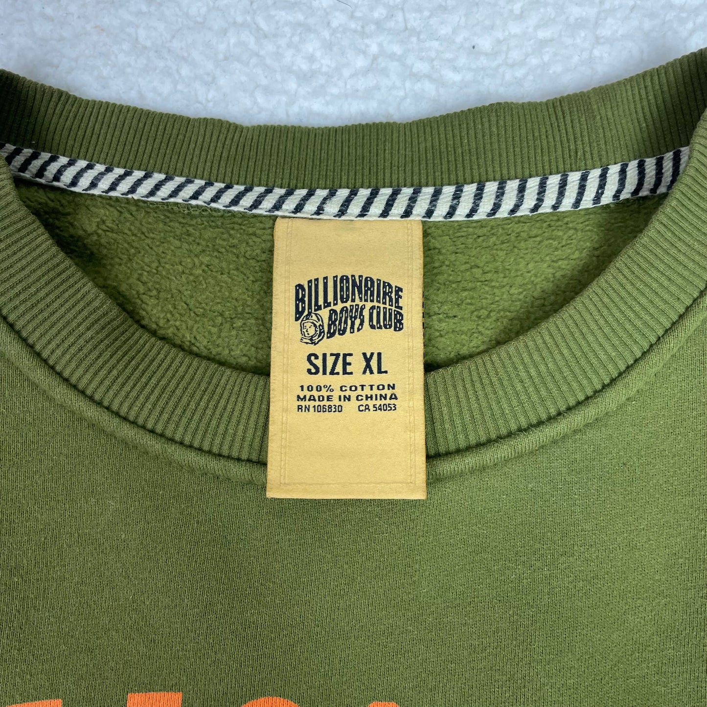 Billionaire Boys Club Logo Graphic Heavyweight Pullover Sweatshirt