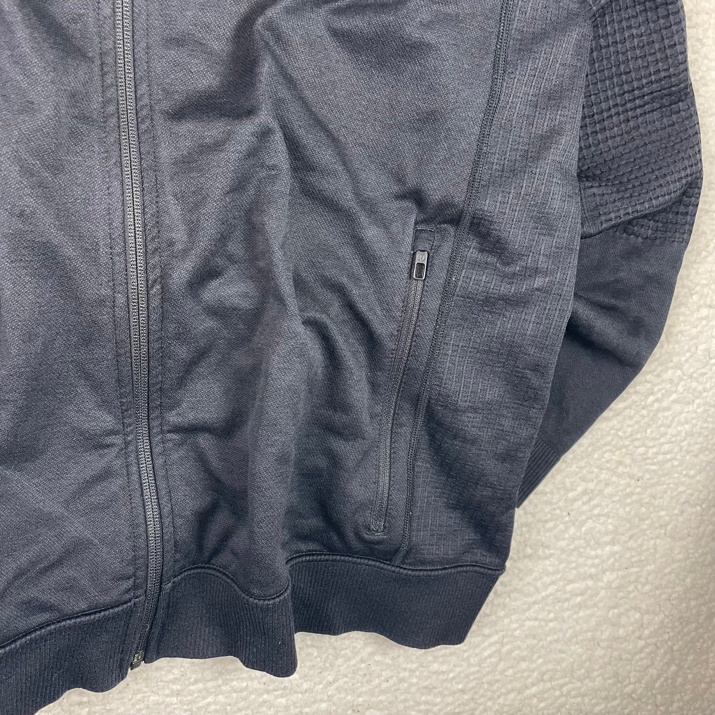 Lululemon Sojourn Zip Up Waffle Knit Track Jacket