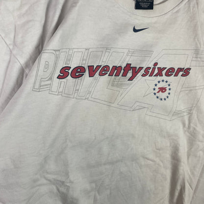 Vintage Nike Center Logo NBA Philadelphia Seventy Sixers 76ers Shirt
