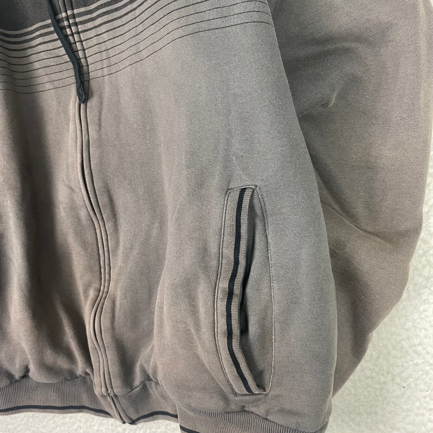 Vintage PrAna Y2K Striped Zip Up Hoodie