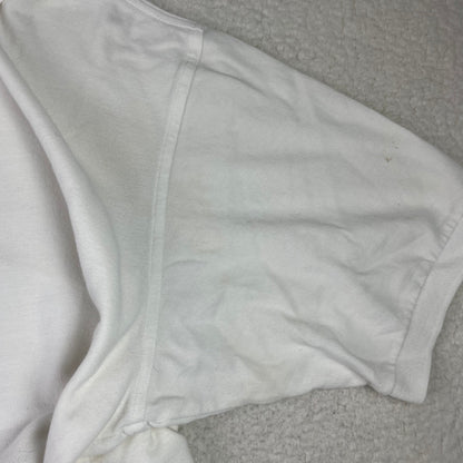 Vintage Nike Center Logo Cream White Polo